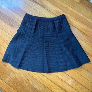 RACHEL ROY Knit Circle Skirt, Black, Size S